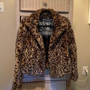 Cheetah print jacket